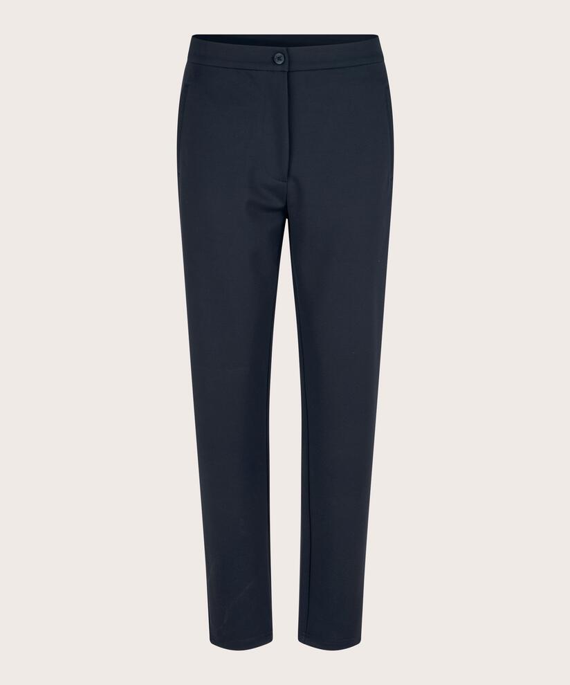 Pamala JERSEY Trousers, Navy, hi-res