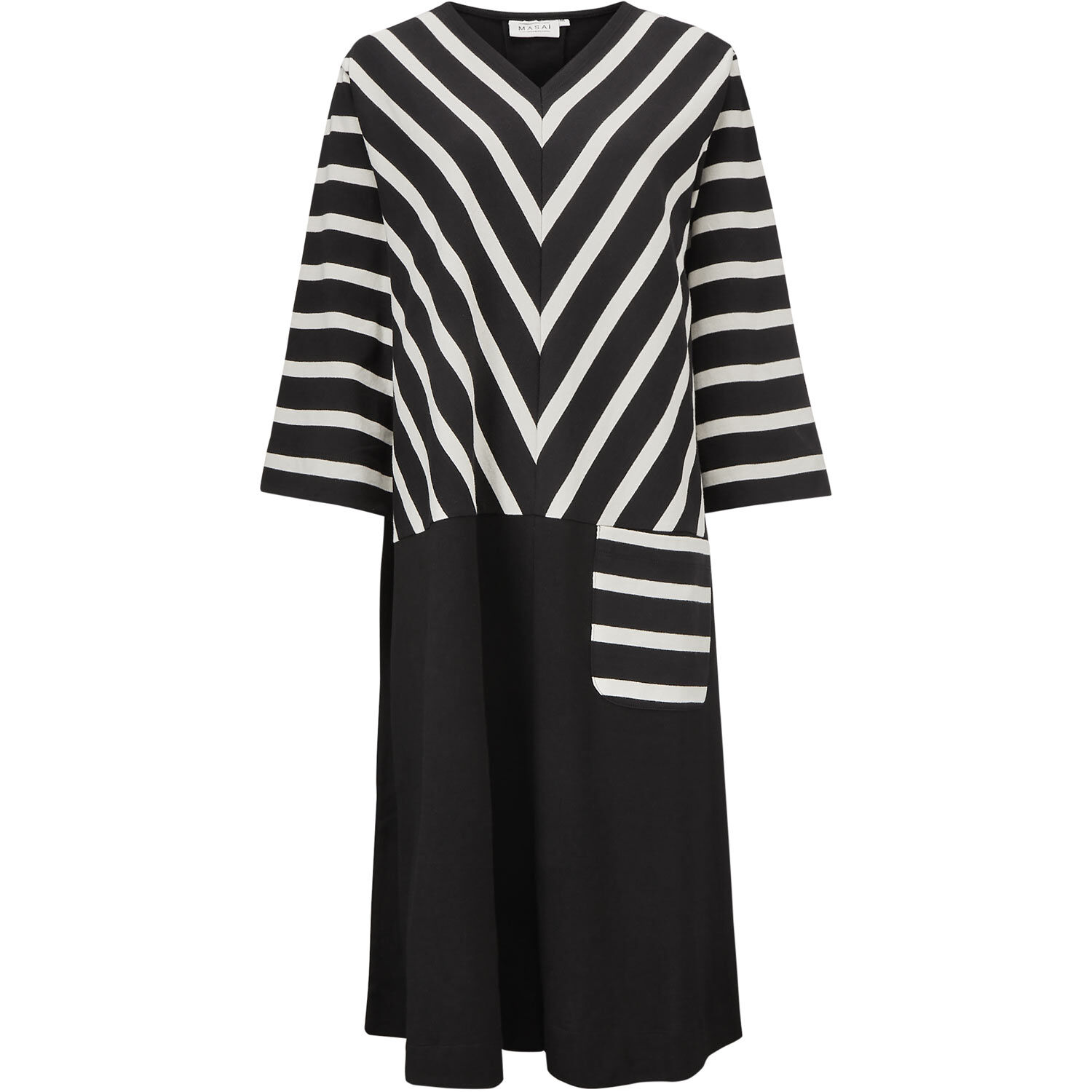 NELENA JERSEY DRESS, Black