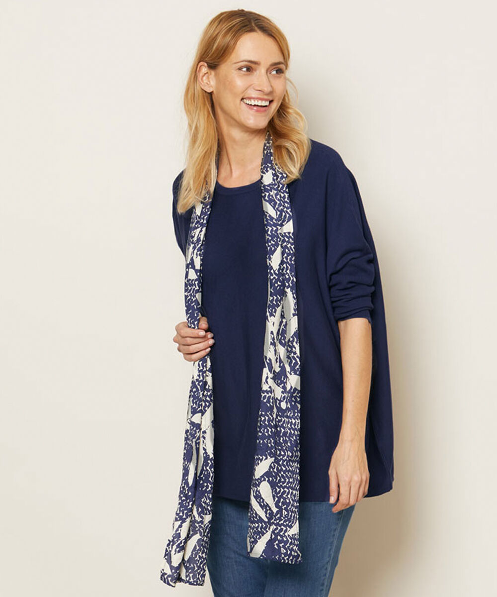 ALONG SCARF, Medieval Blue