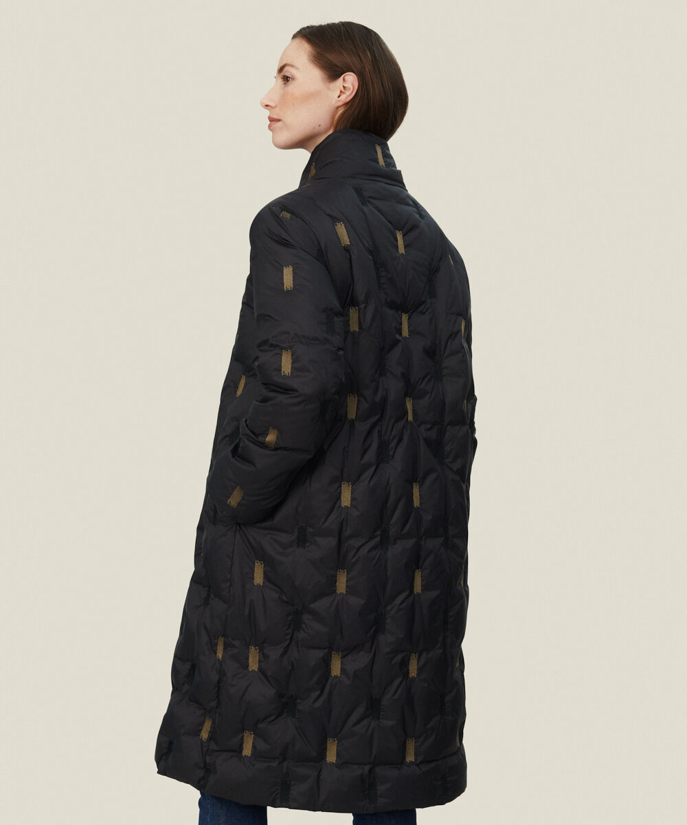 TRONJA DOWN COAT, Desert Taupe