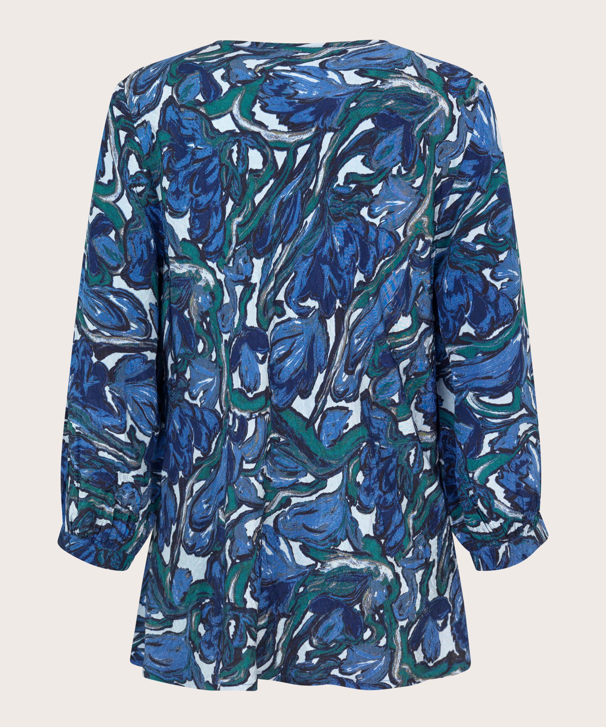 Katasis Blouse, Blue Fog