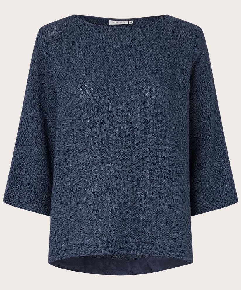 Dovinia Blouse, Mood Indigo