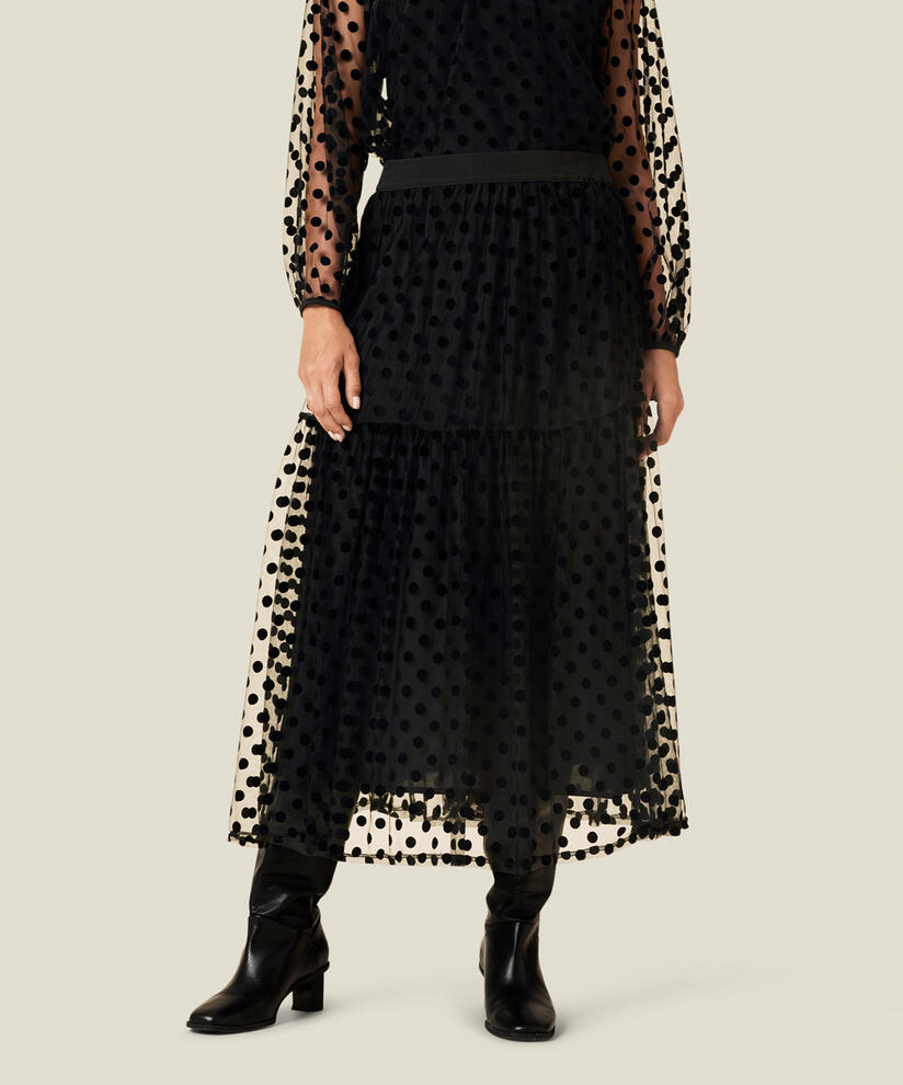 SIENNA SKIRT, Black