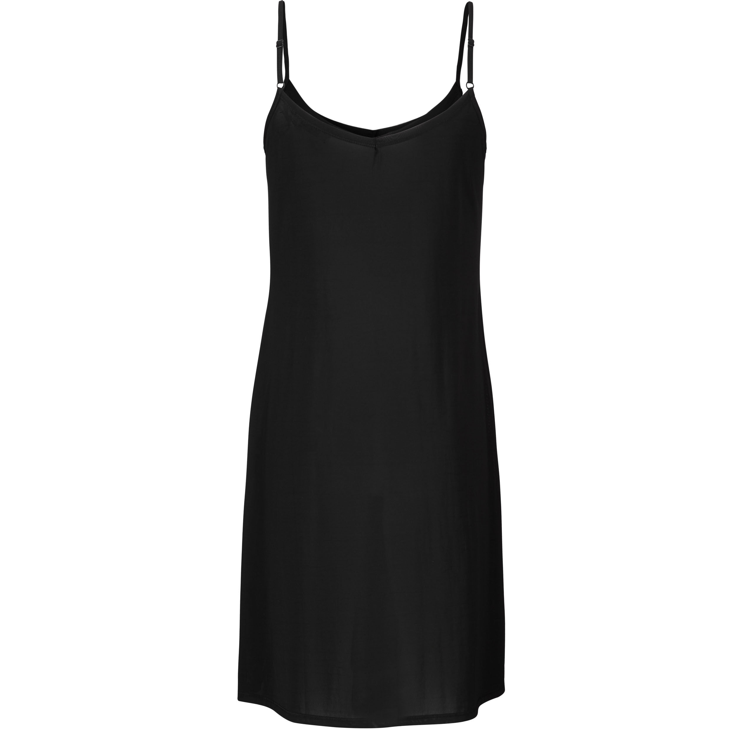 Helle Slip Dress, Black