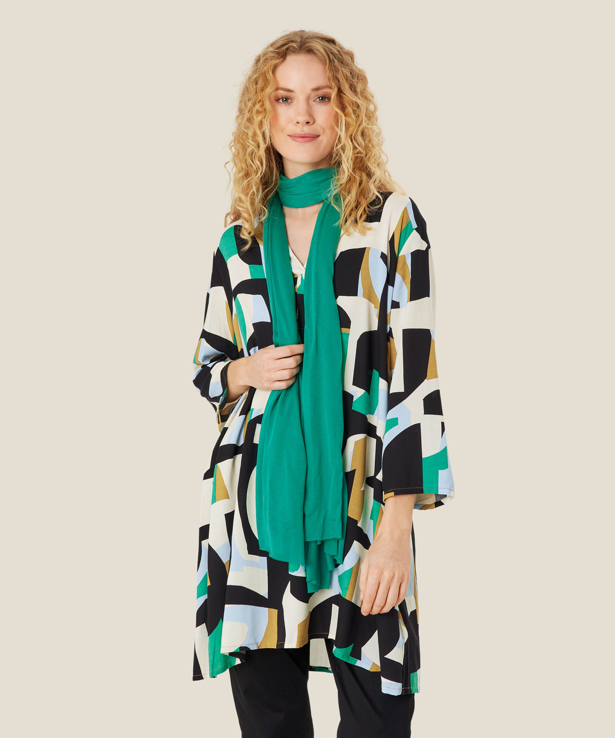 Amega JERSEY Scarf, Greenlake