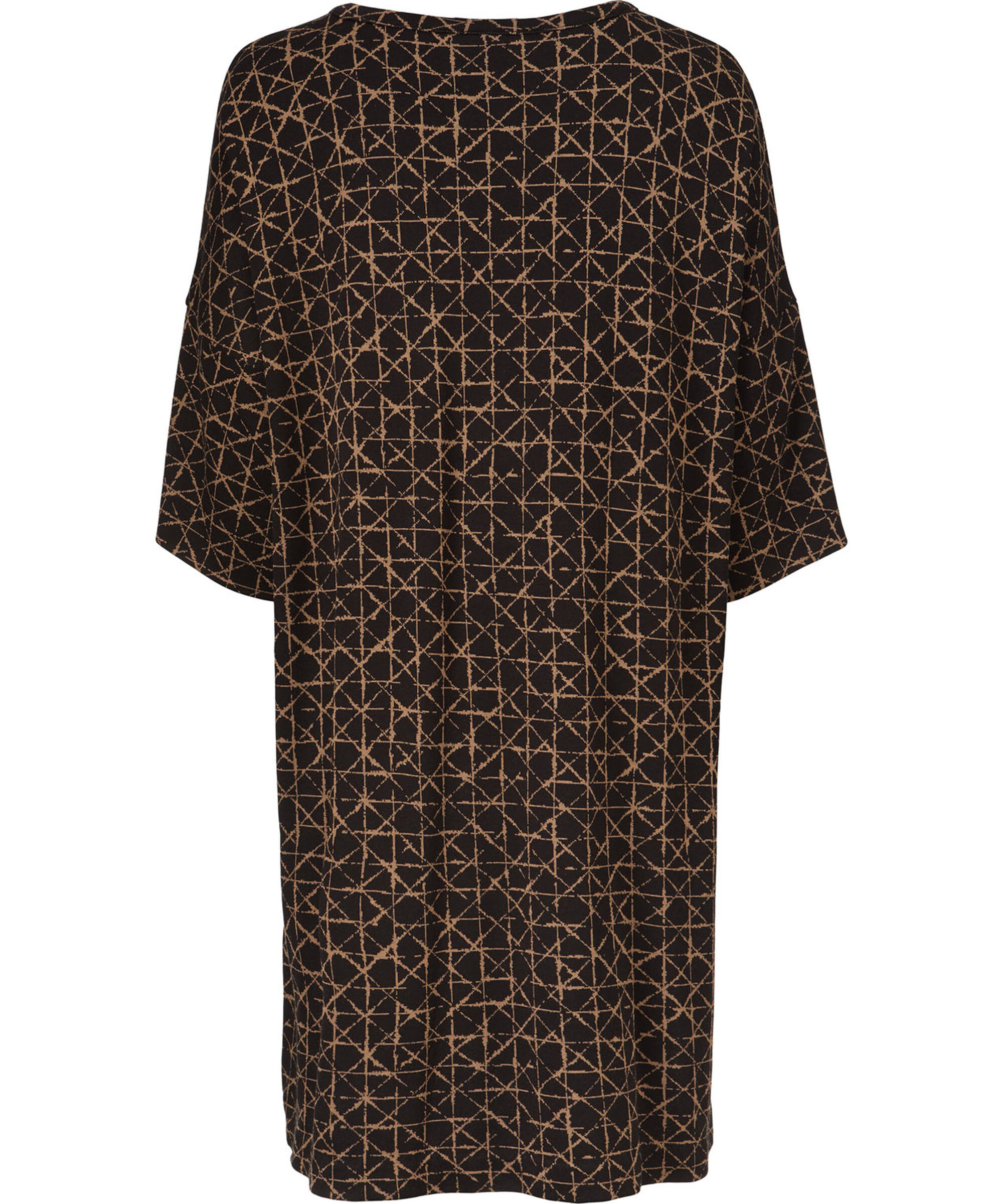 GRY JERSEY TUNIC, Tobacco Brown