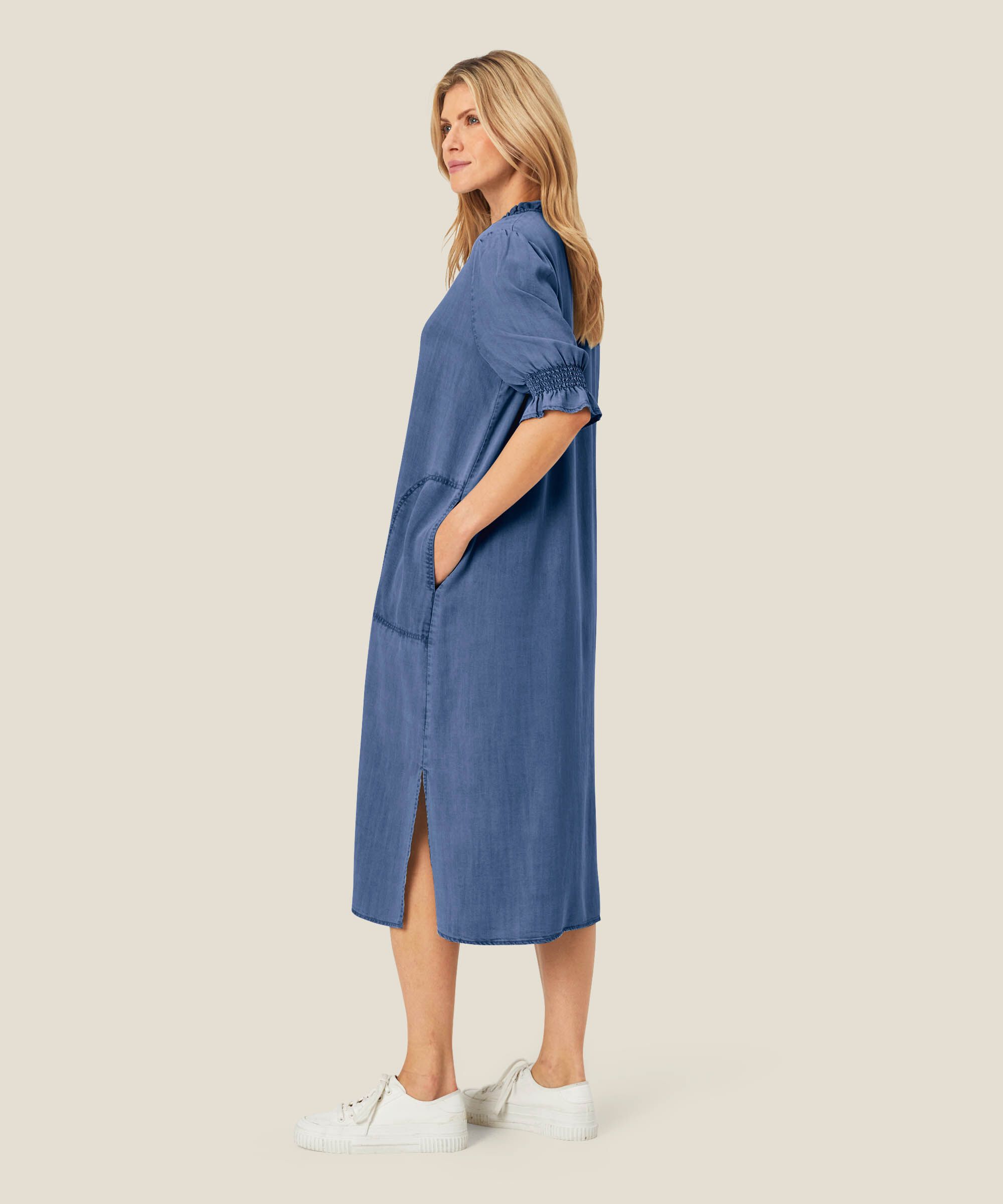 Nydelana Denim Dress, Washed denim