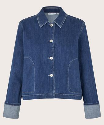Jovinia Denim Jacket, Blue Denim