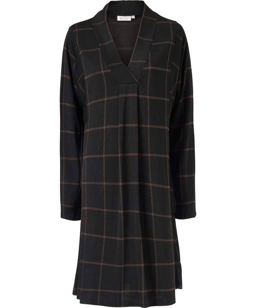 GLORIA JERSEY TUNIC, Chocolate, hi-res