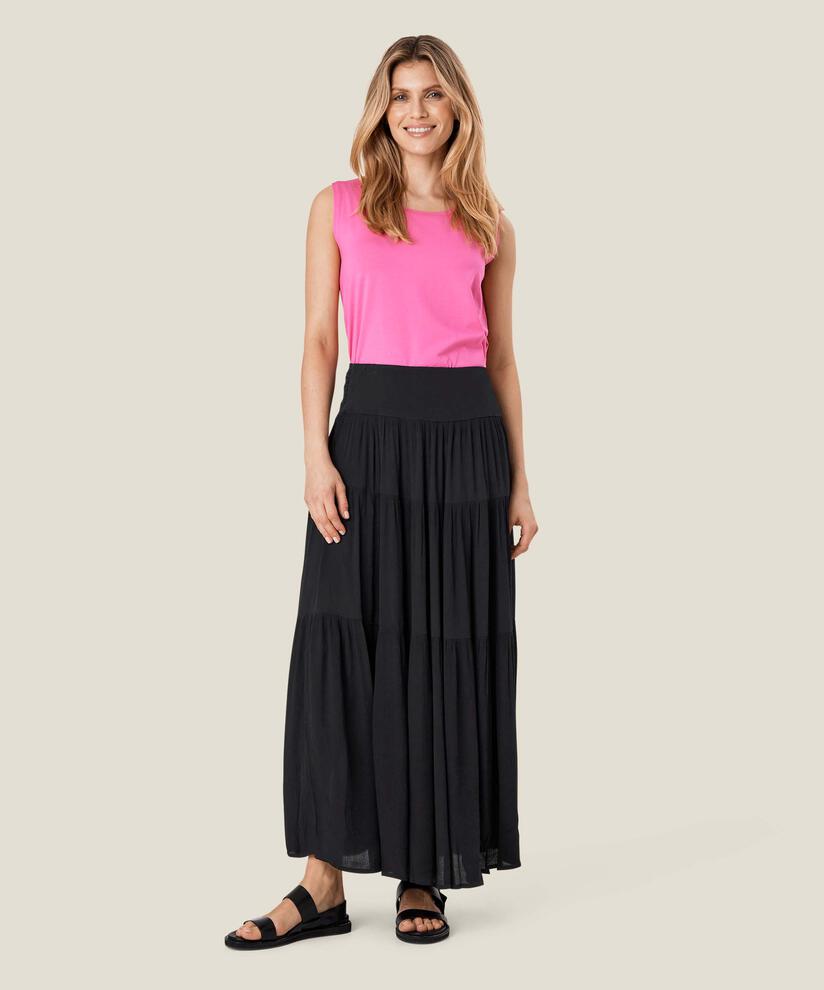 SABLE SKIRT, Black, hi-res