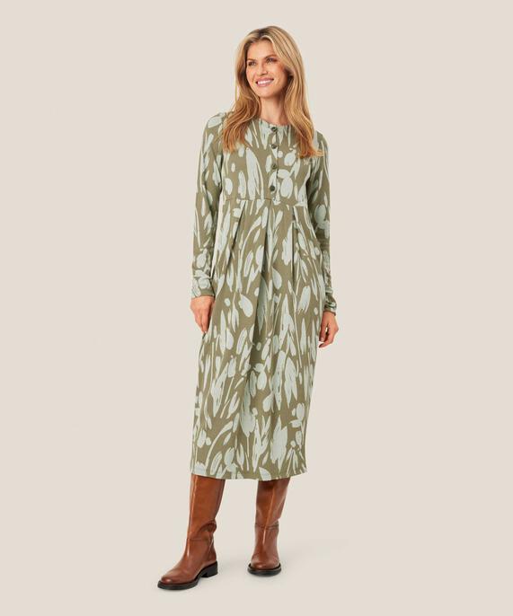 Nilana JERSEY Dress, Frosty Green