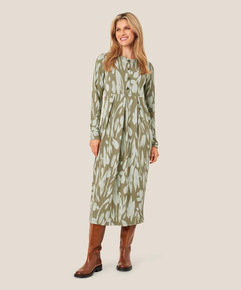 Nilana JERSEY Dress, Frosty Green