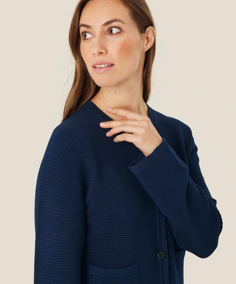 Luschia Cardigan, Maritime Blue