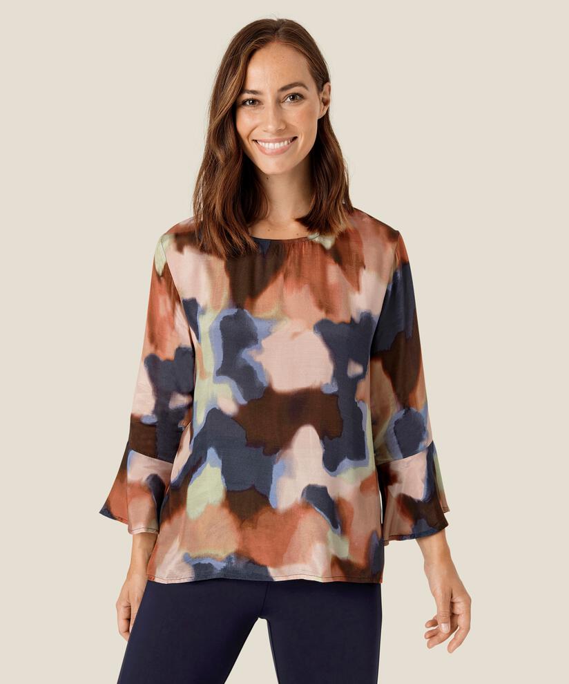 Bicca Blouse, Rose Smoke