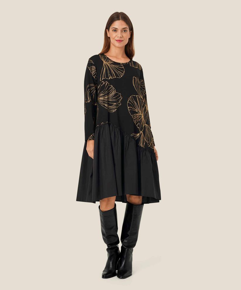 Nellina JERSEY Dress, Gold