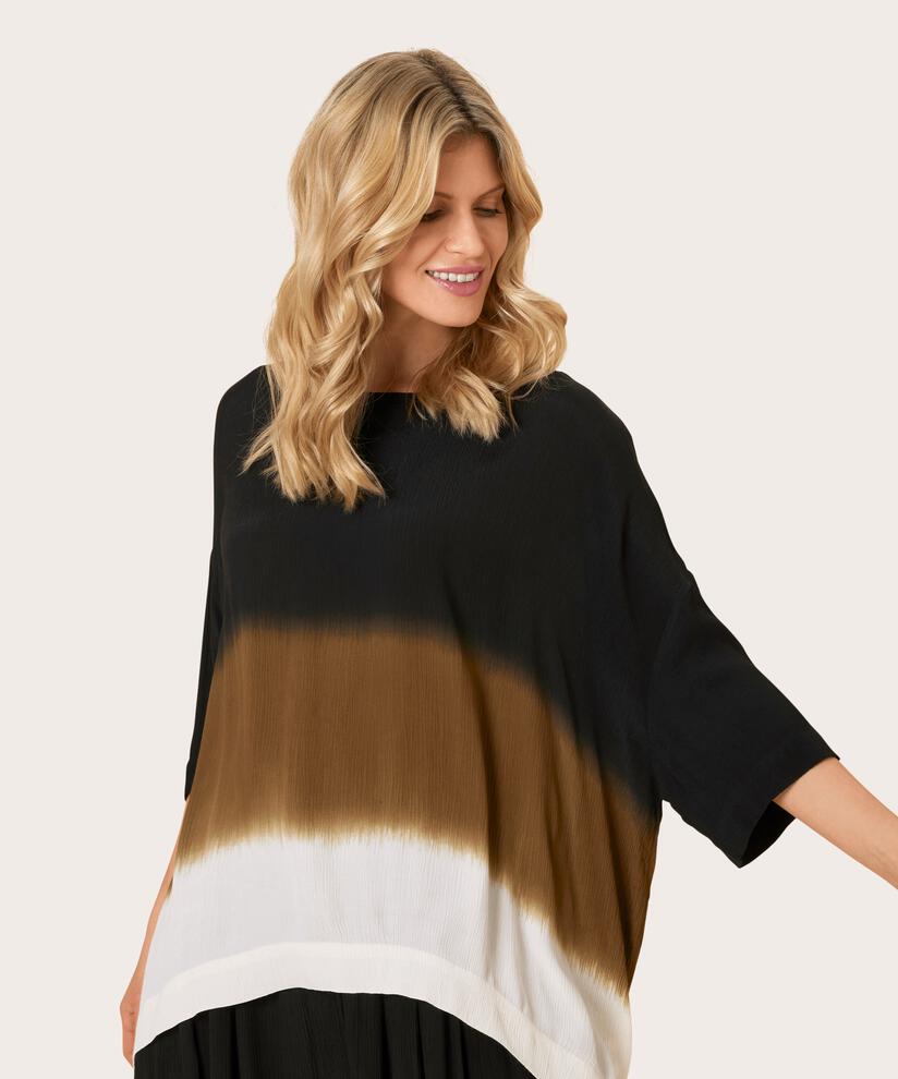 DEGANA BLOUSE, Bronze Brown, hi-res