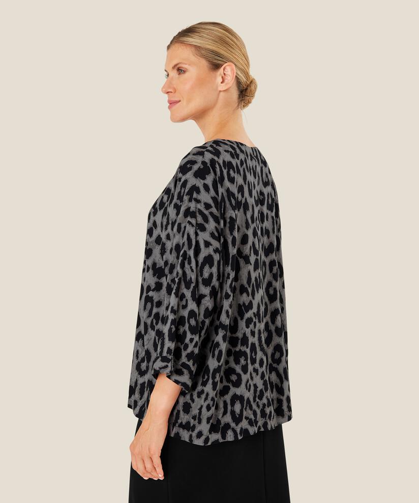 Becca Blouse, Steel Grey