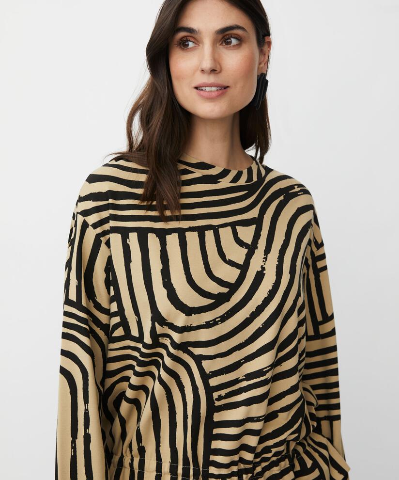 Bidia JERSEY Top, Travertine