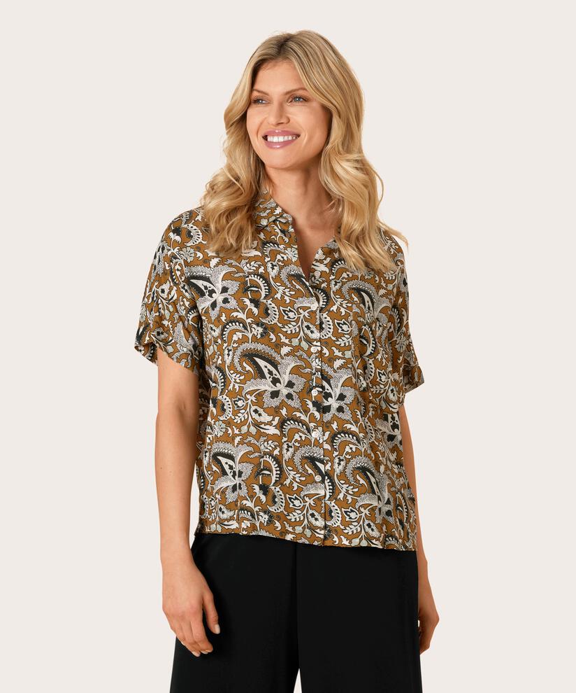 ISENIS SHIRT, Bronze Brown, hi-res