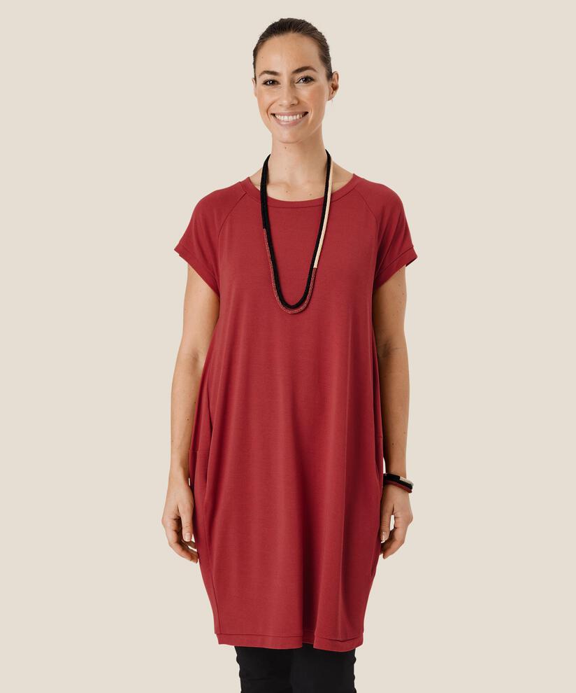 Galina JERSEY Tunic, Tandoori, hi-res