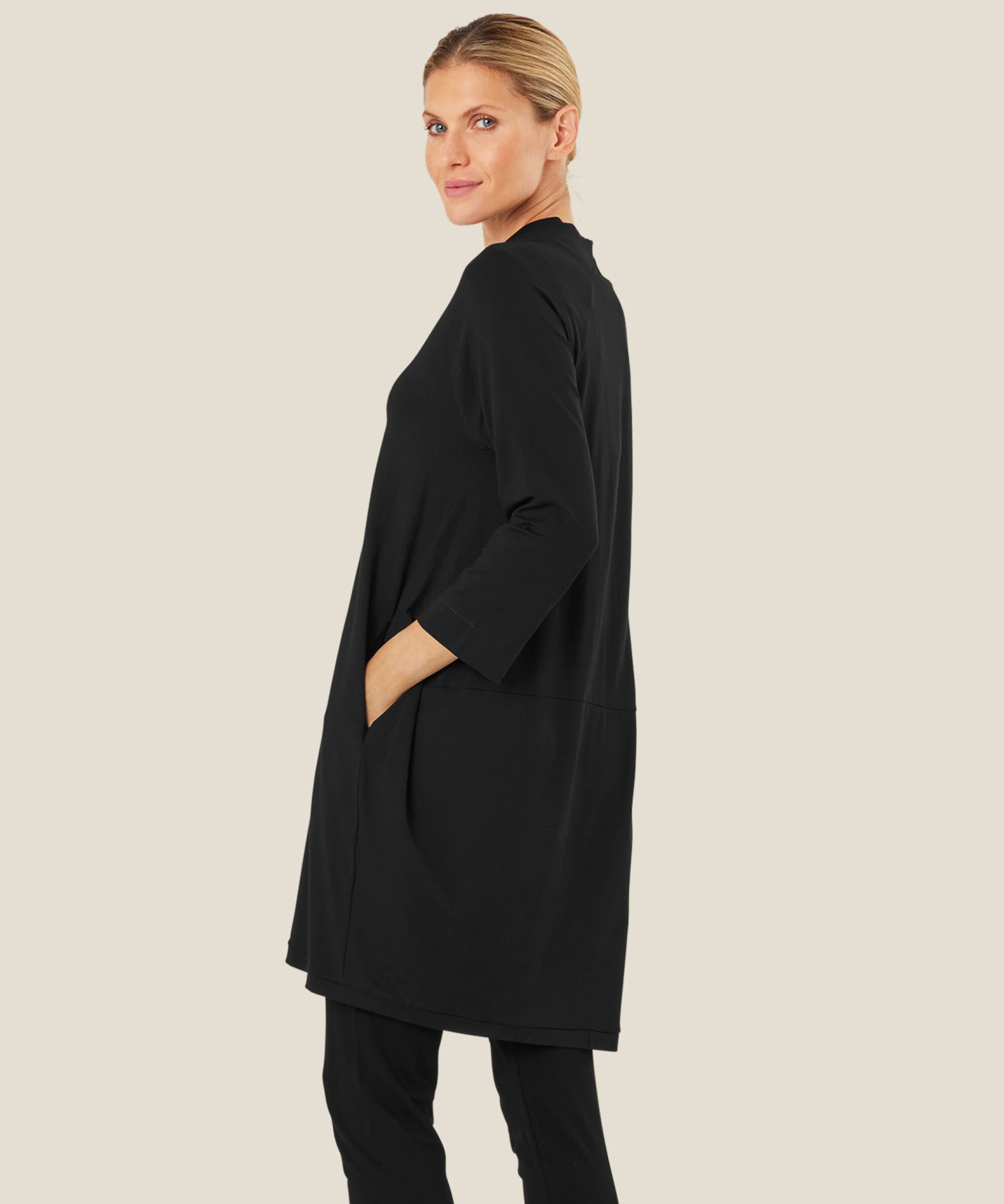 Gritta JERSEY Tunic, Black