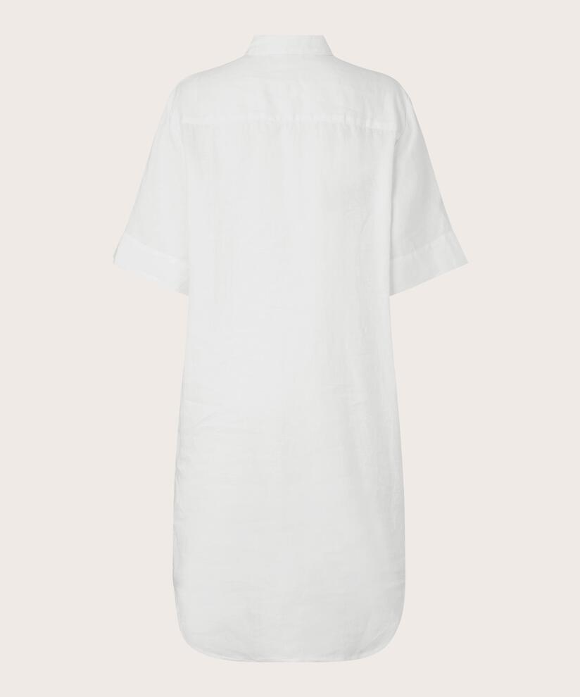 NYKOLIA SHIRT DRESS, White