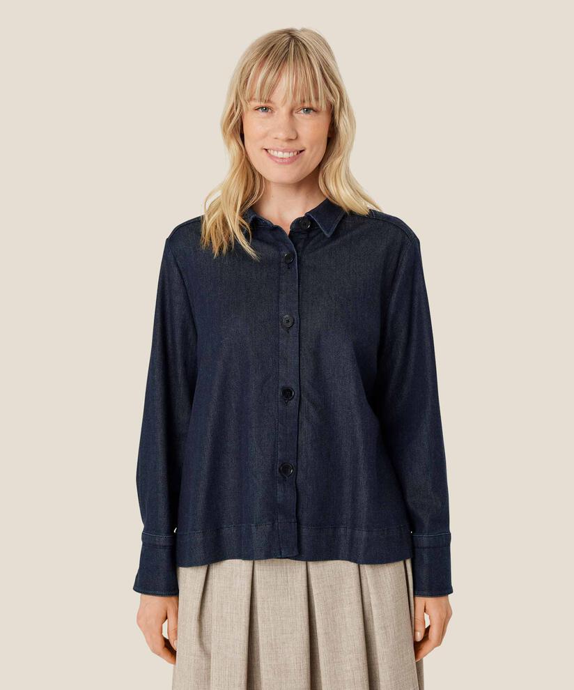 Iowa Denim Shirt, Dark Denim