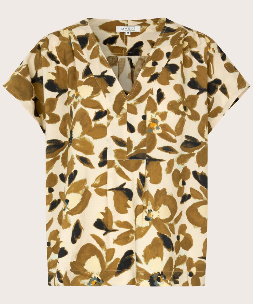 Braidy Blouse, Dull Gold