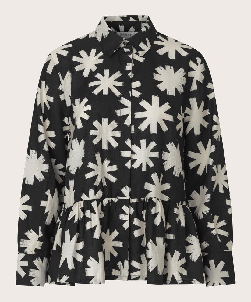 Idana Shirt, Black, hi-res