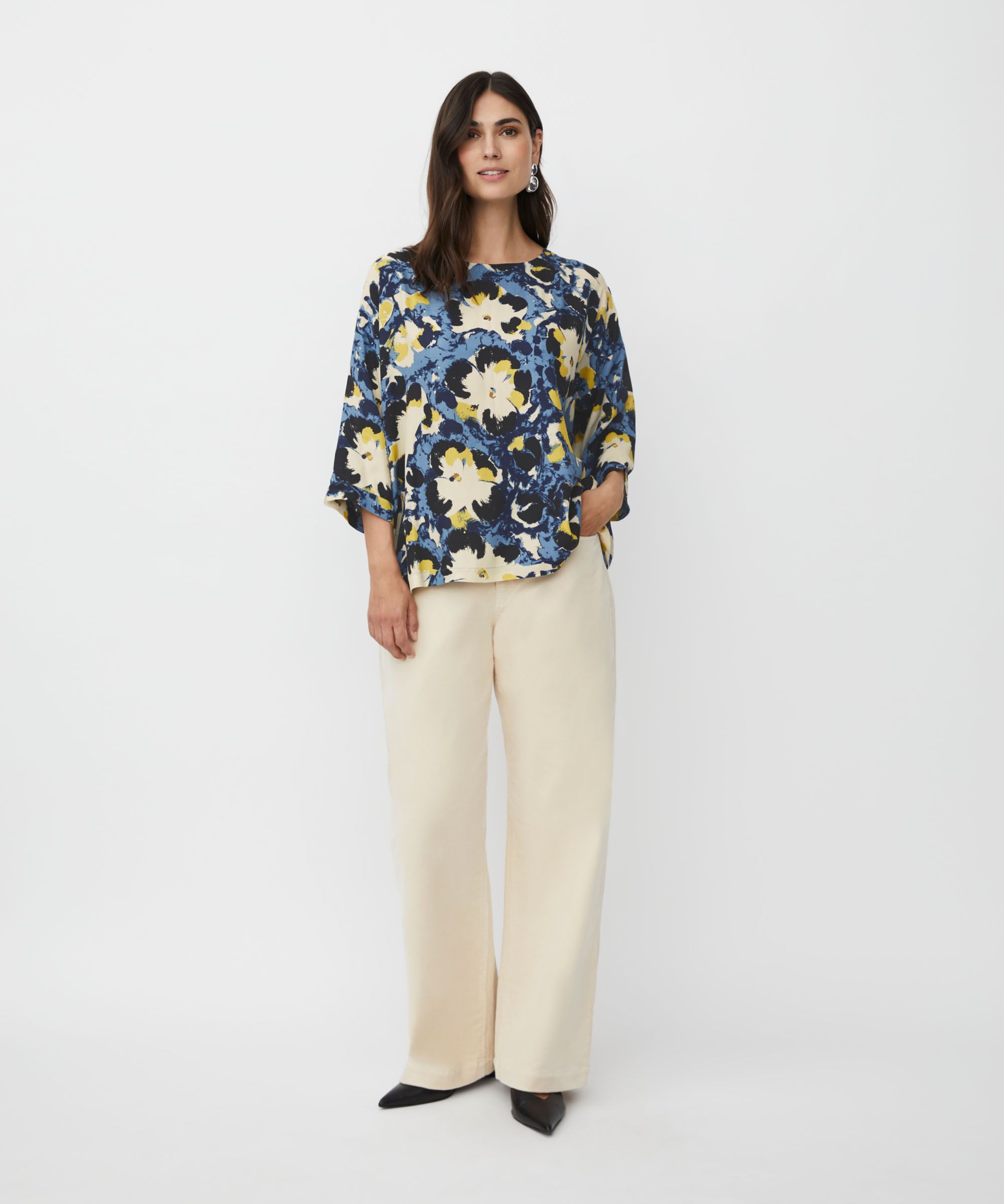 Becca Blouse, Proven Blue