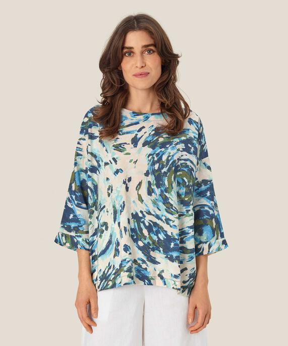 Becca Blouse, Cendre Blue