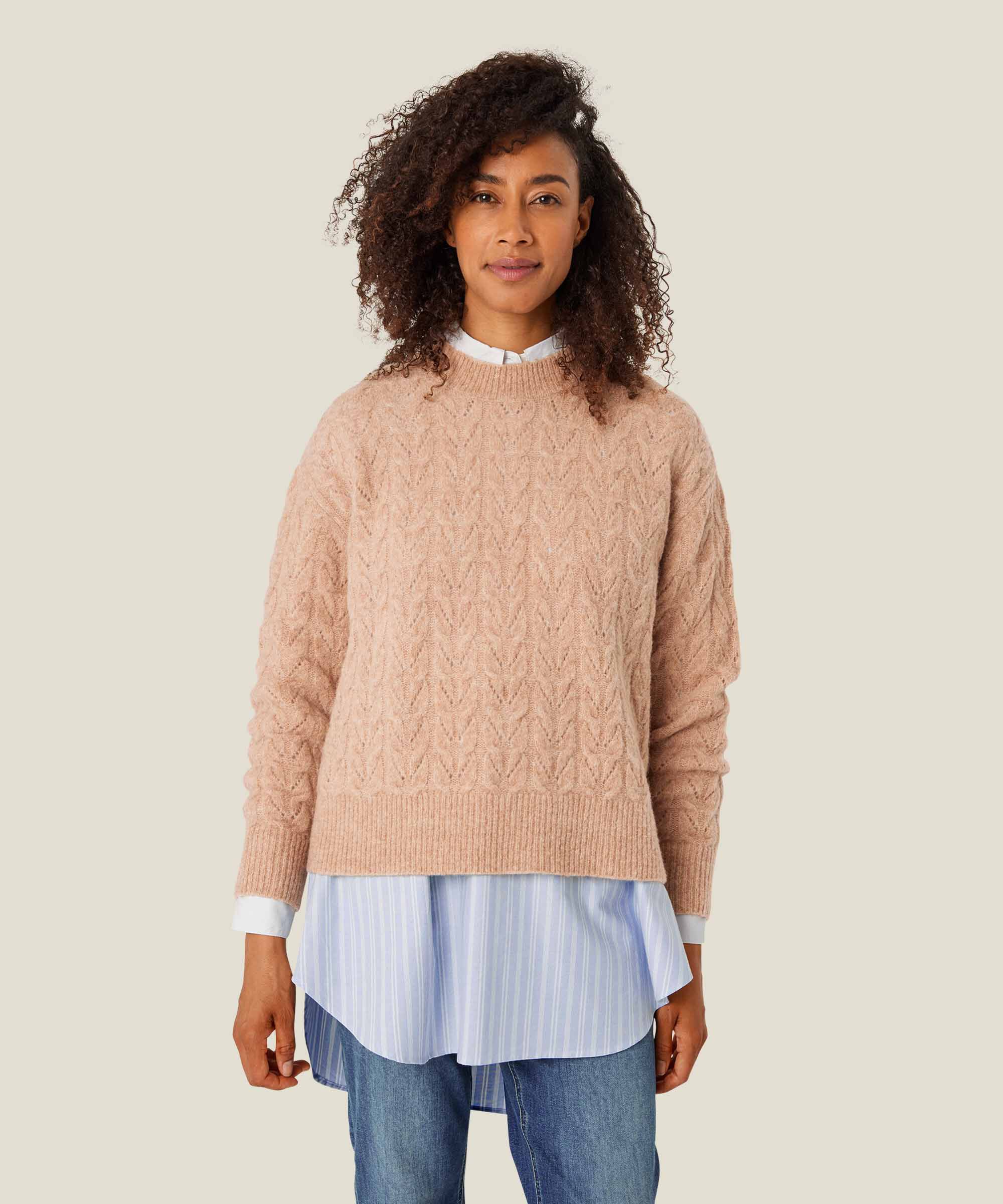 Fuenta Jumper, L beige mel