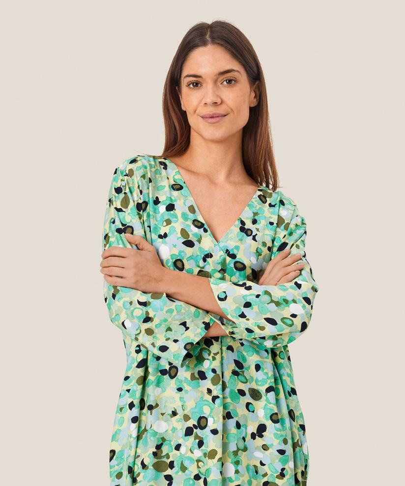 Nodetta Dress, Winter Green