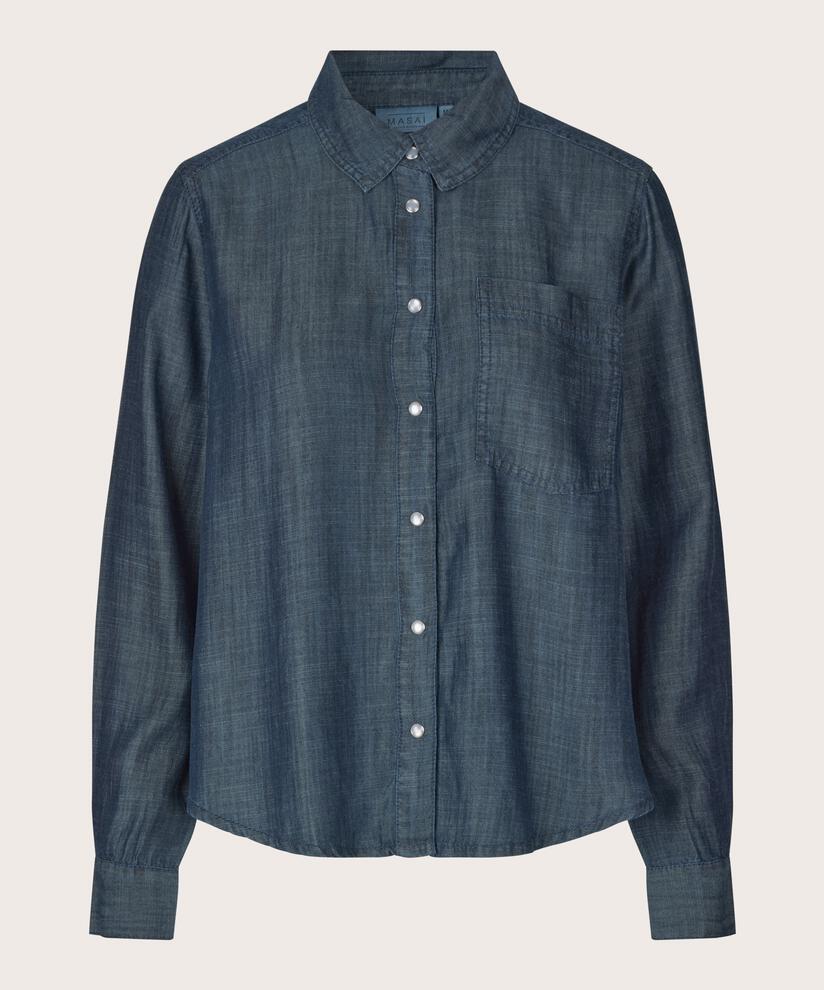 Idala Shirt, Blue Denim, hi-res