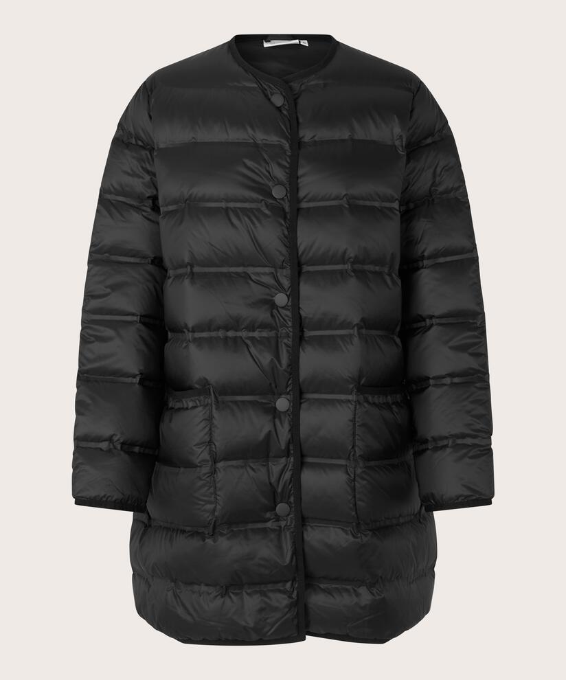 Tuvani Down Coat, Black