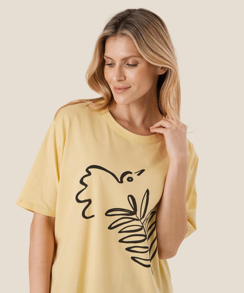Doreann JERSEY Top, Raffia, hi-res