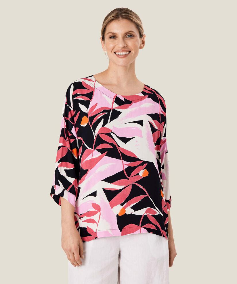 Becca Blouse, Begonia Pink