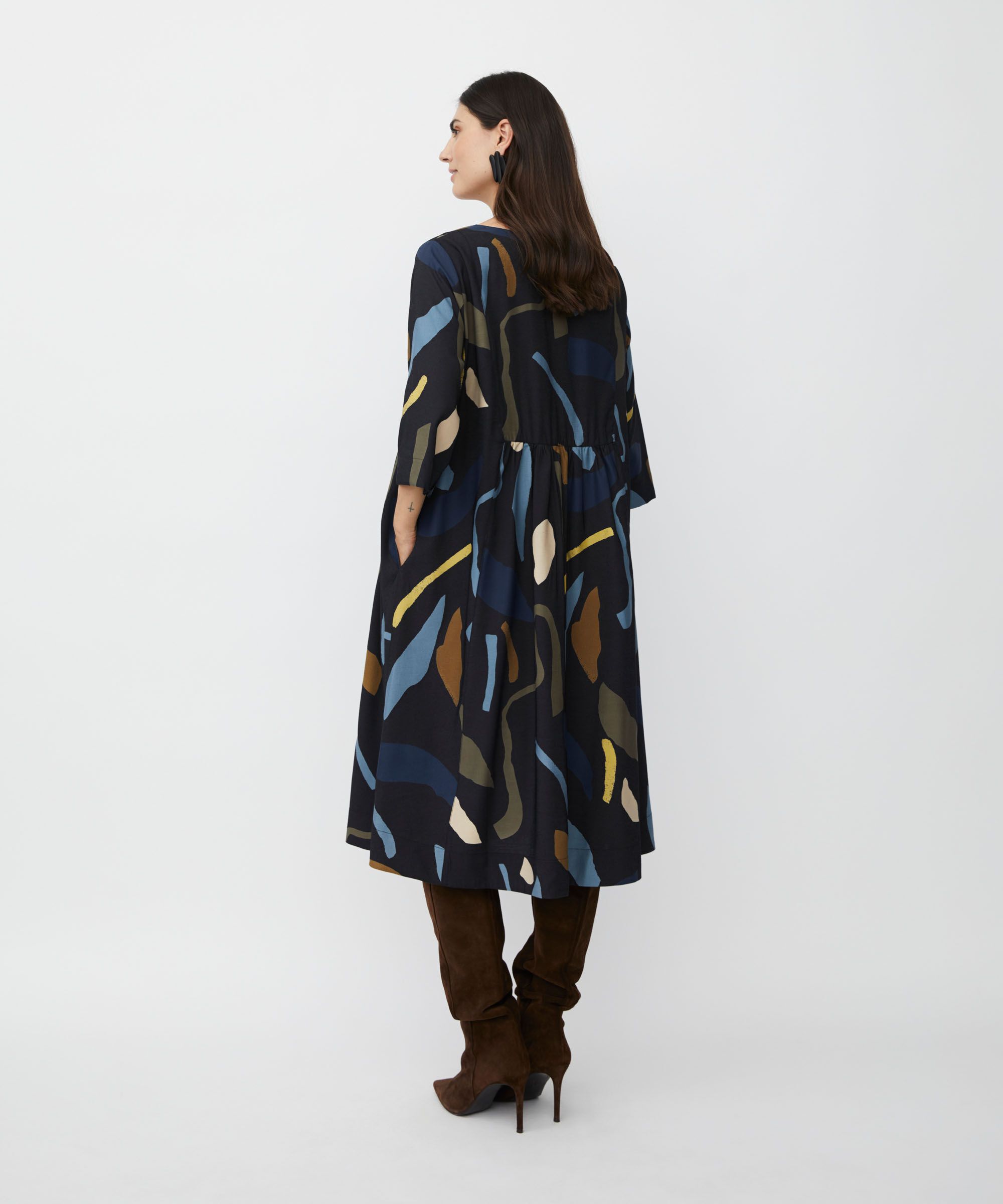 Novenza Dress, Proven Blue