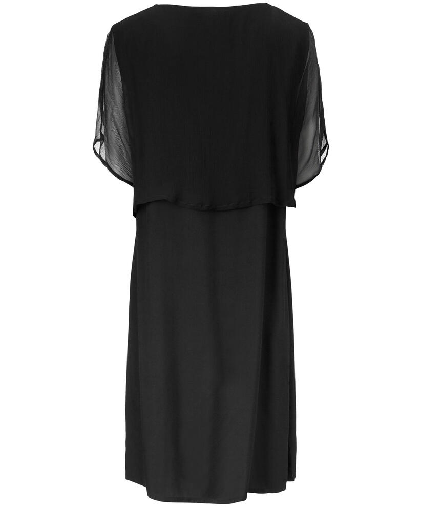 OZIA DRESS, Black, hi-res