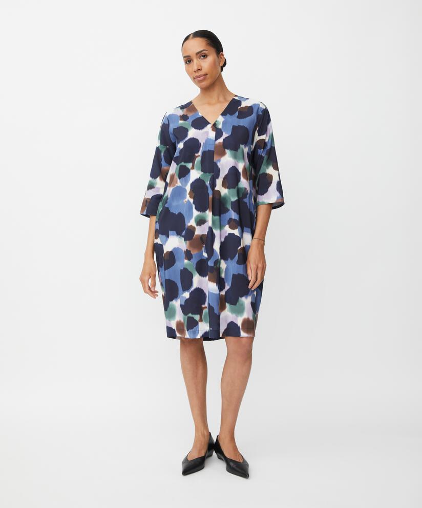 Nodetta Dress, Navy Blazer