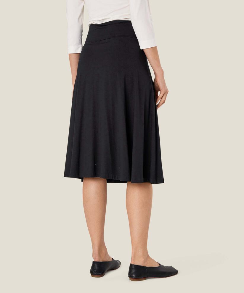 SABA JERSEY SKIRT, Black, hi-res