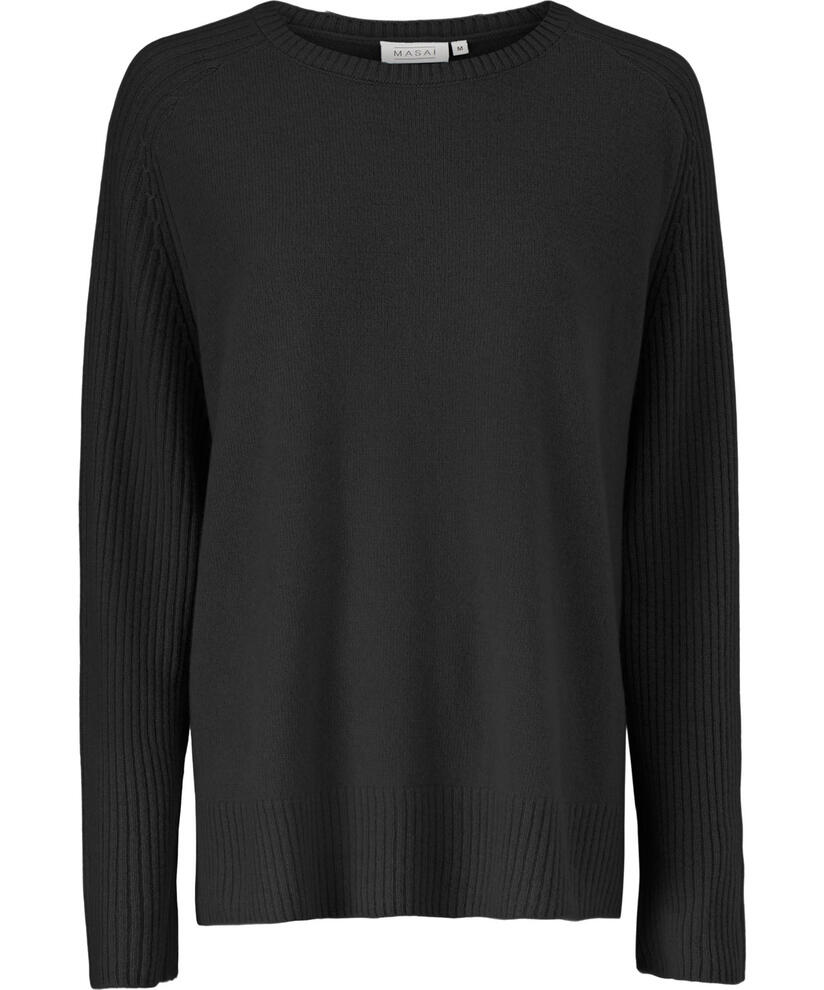 FRILLA TOP, Black