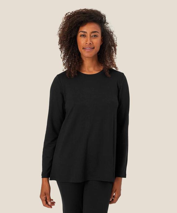 Berta JERSEY Top, Black