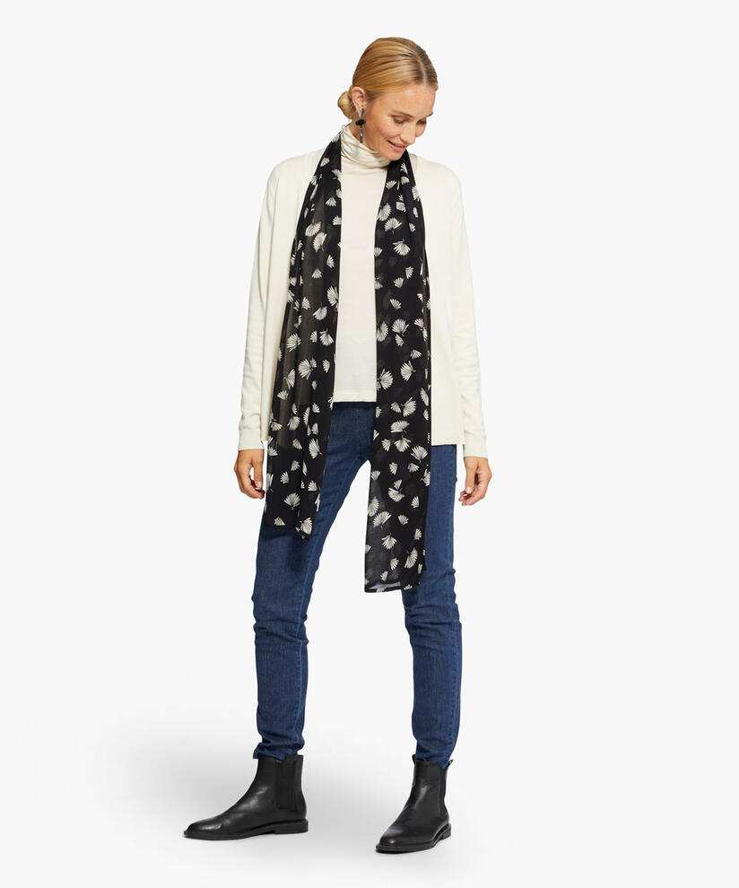 ALONG SCARF, Black
