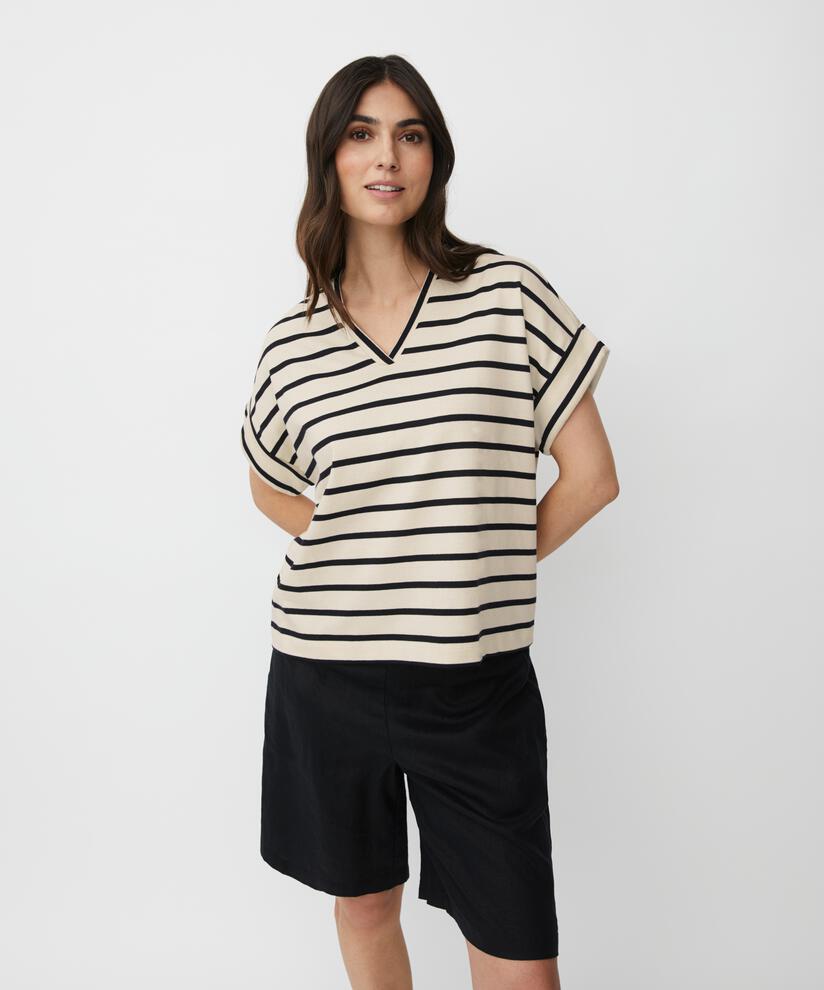 Duada Jersey Top, Whitecap