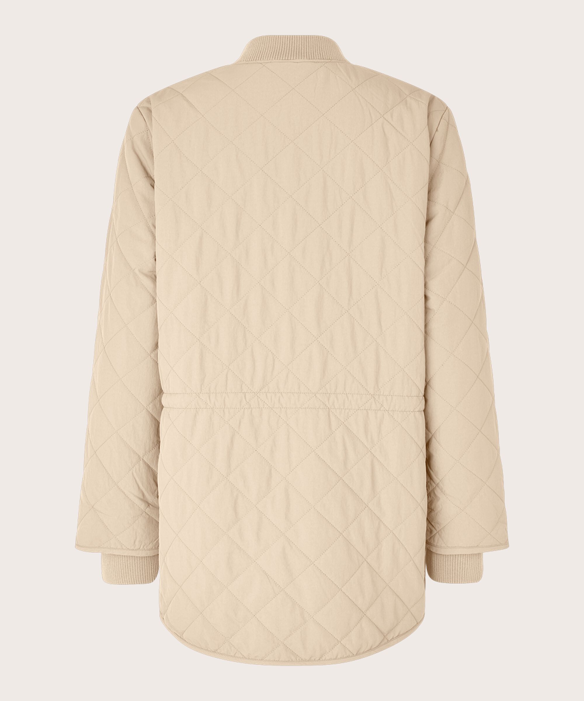 Topasi Coat, Oyster White