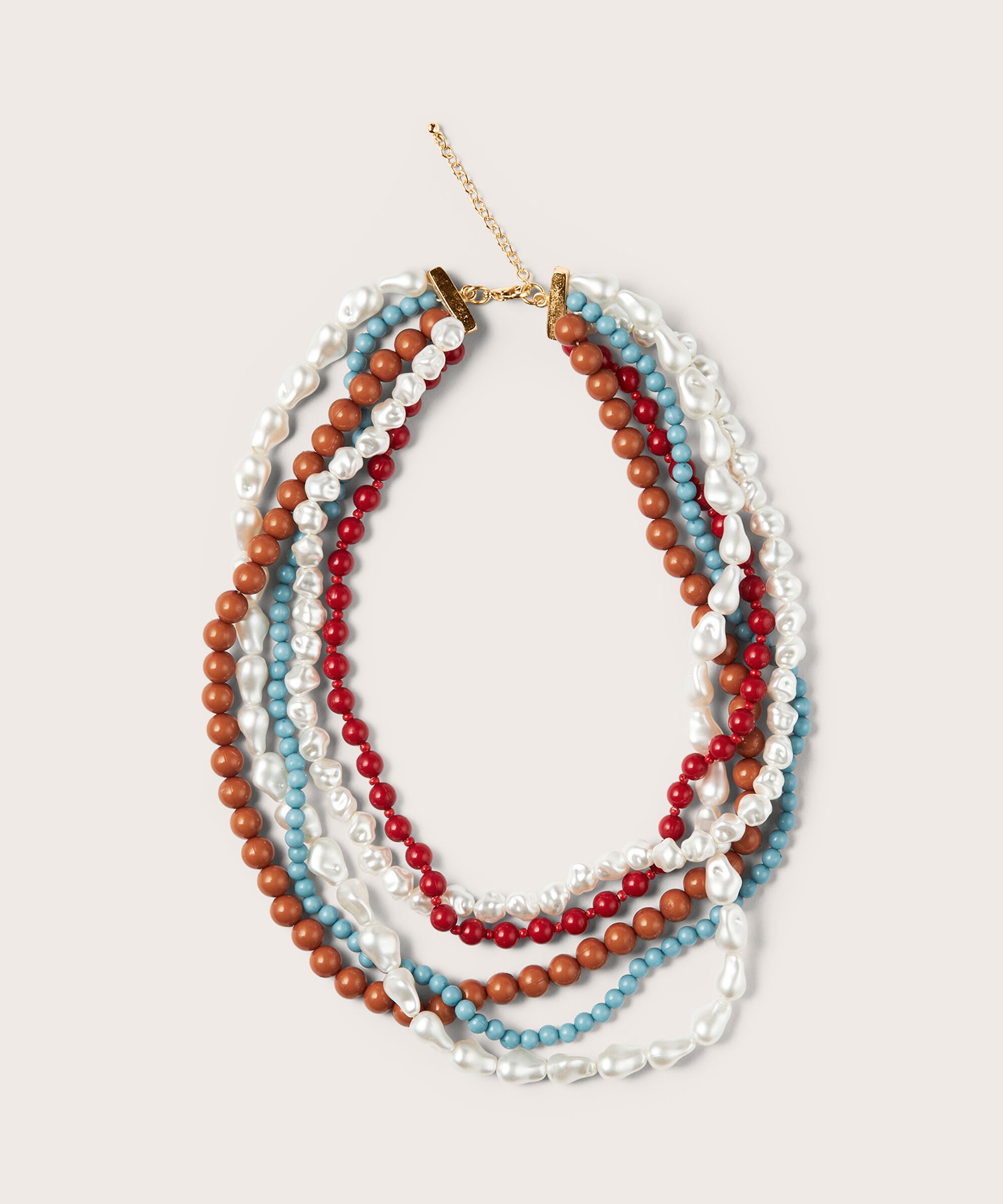 Rishika Necklace, Aqua