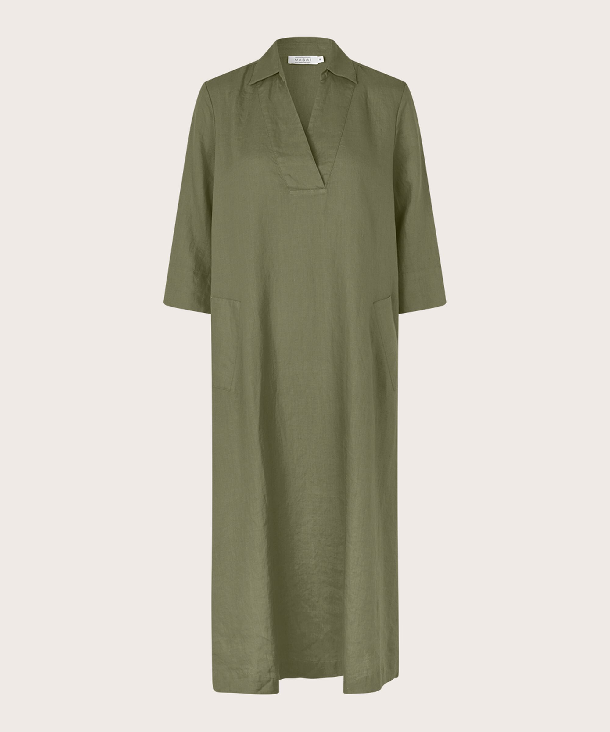 Nikeeta Dress, D. Lichen Green