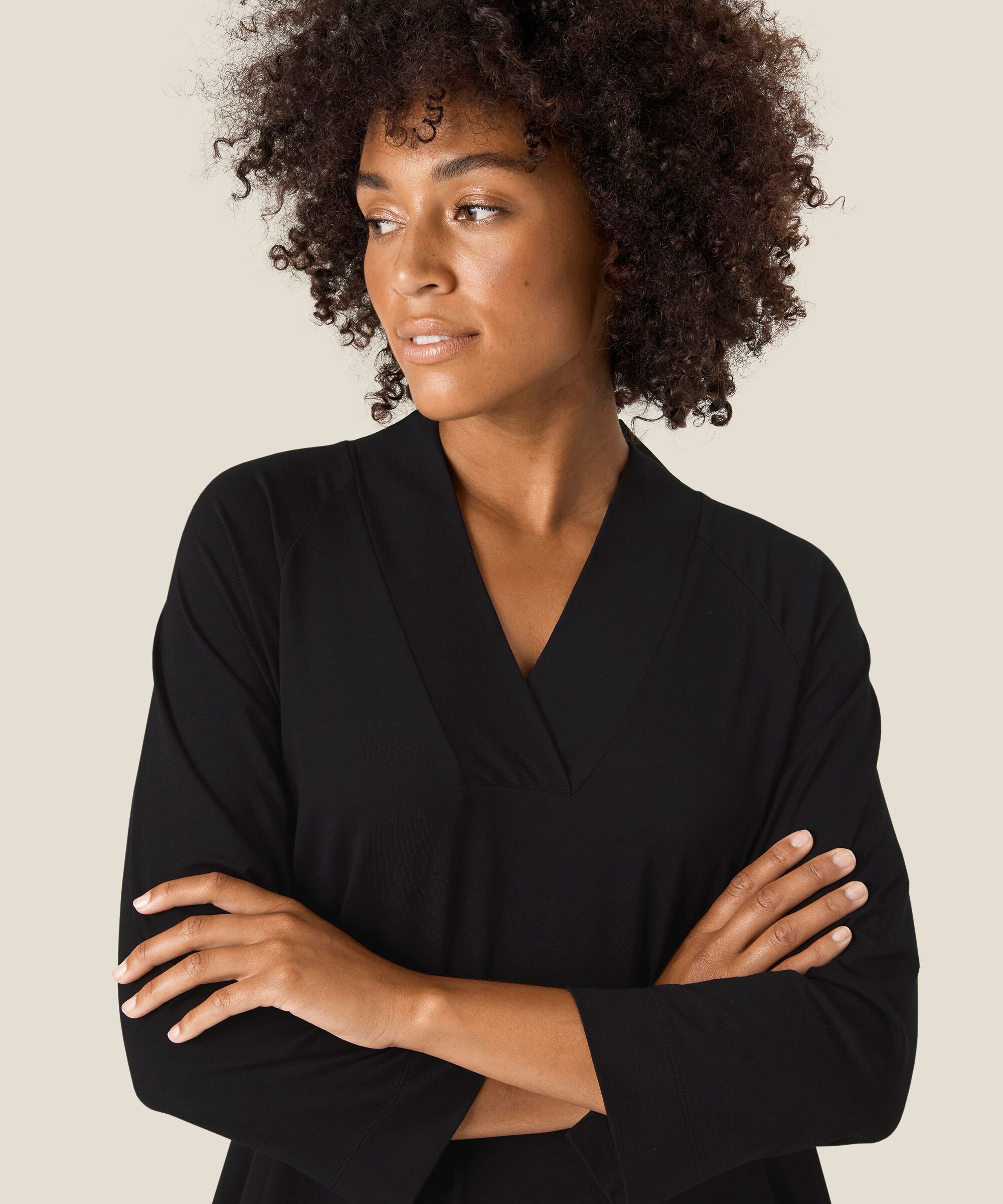Gritta JERSEY Tunic, Black
