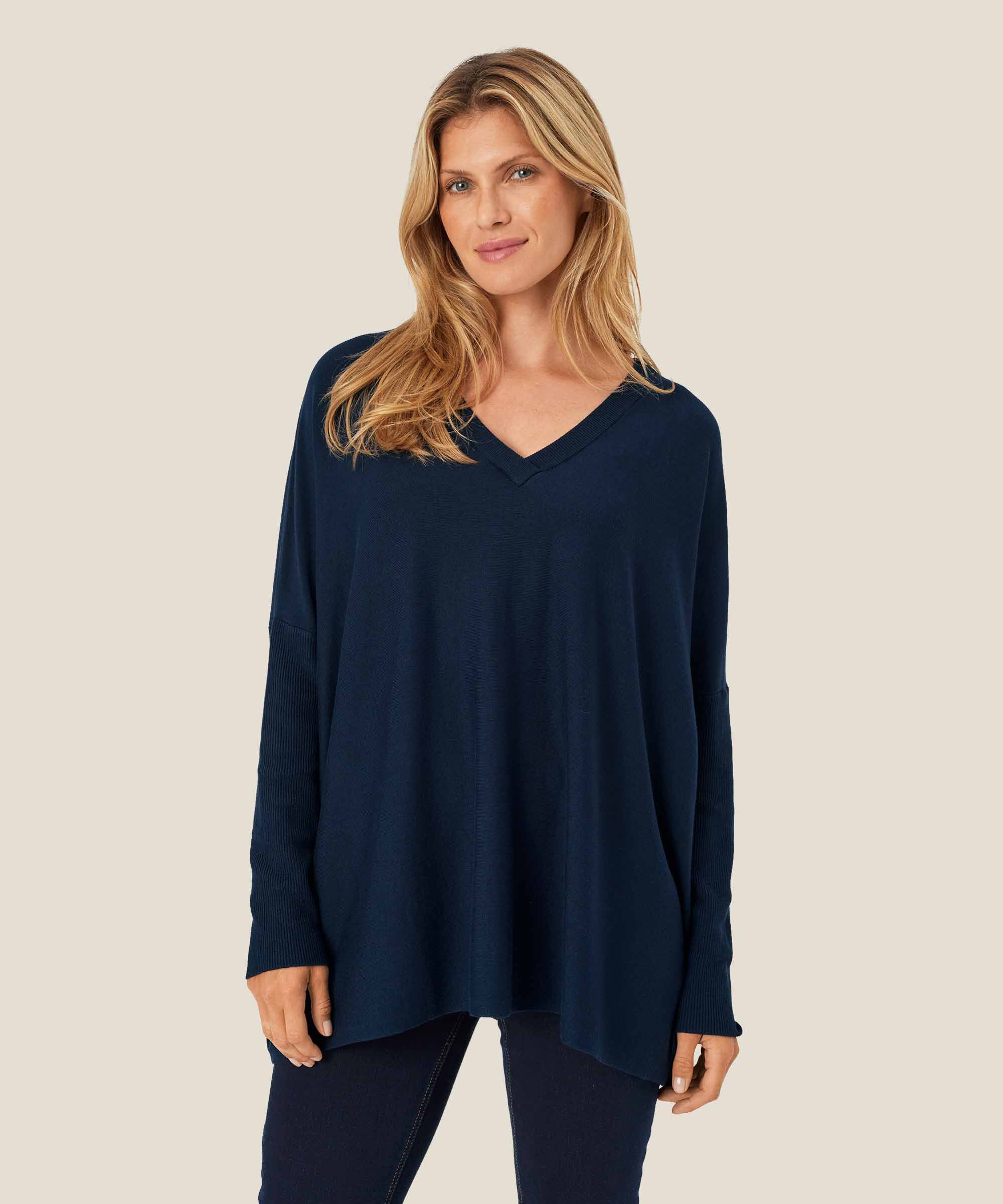 Fronia Jumper, Navy Blazer